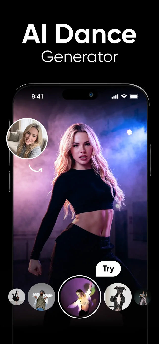 Dance AI: AI Dance Video Maker App Store screenshot 1