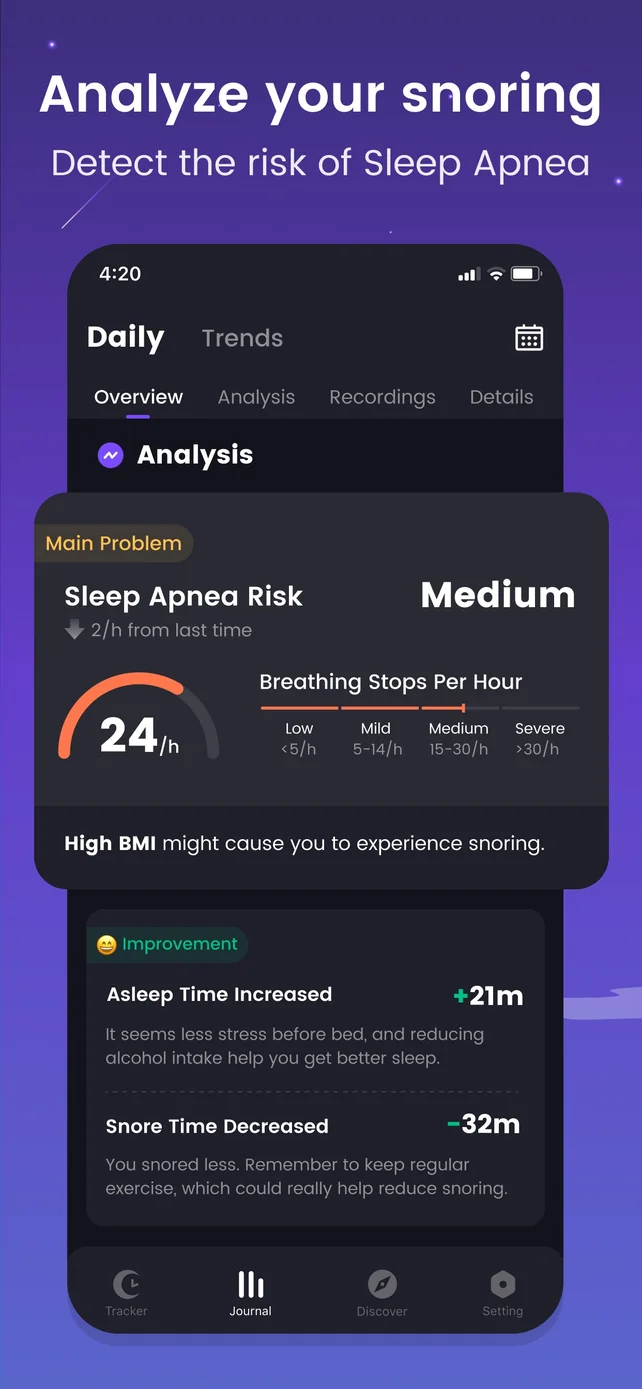 Mintal Tracker:Sleep Recorder App Store screenshot 3