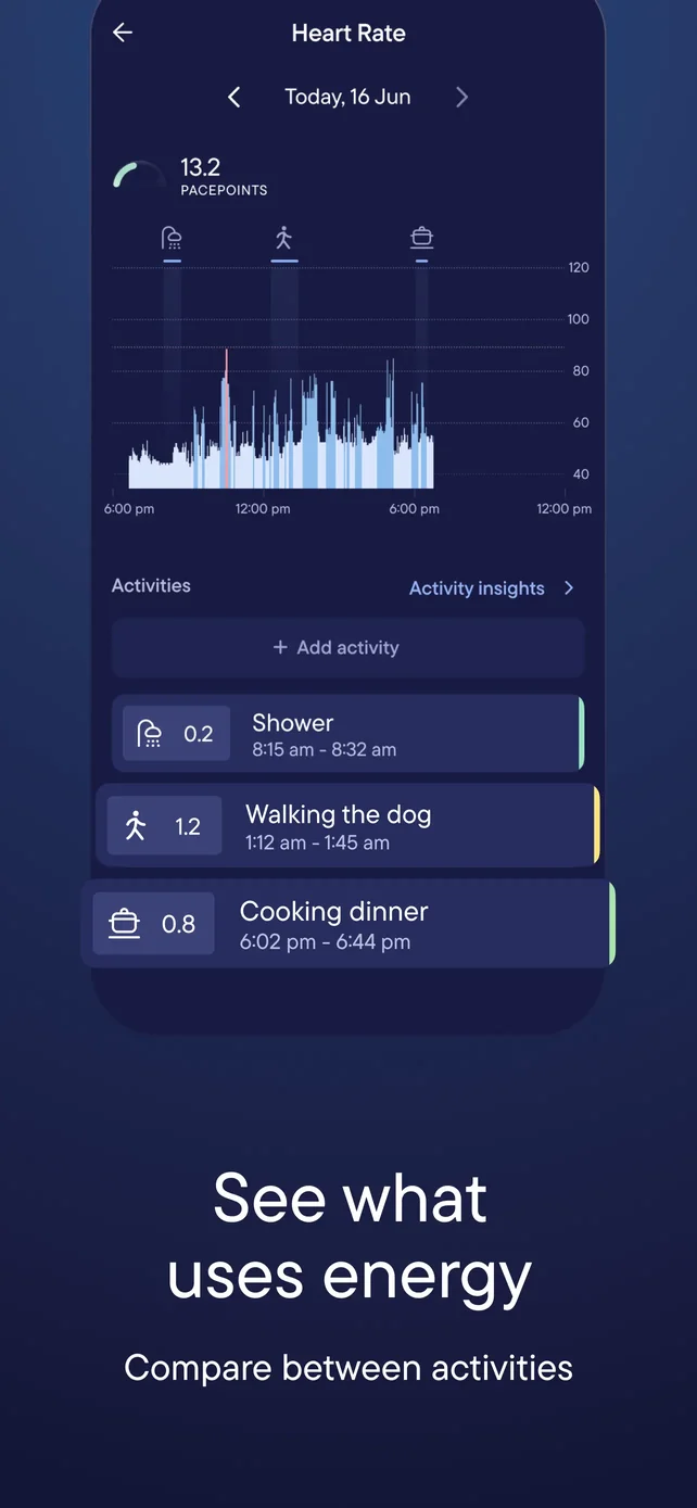 Visible: Pacing for illness App Store screenshot 4