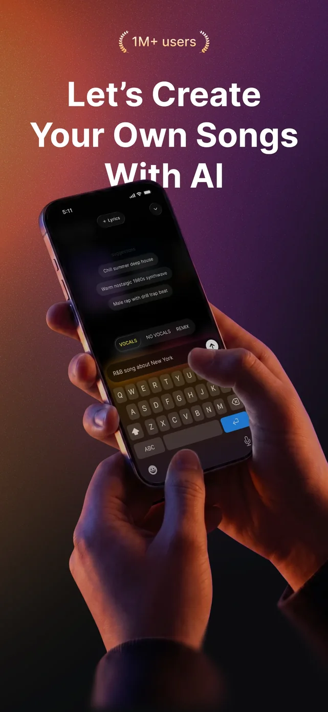 MusicGPT - AI Song Generator App Store screenshot 1