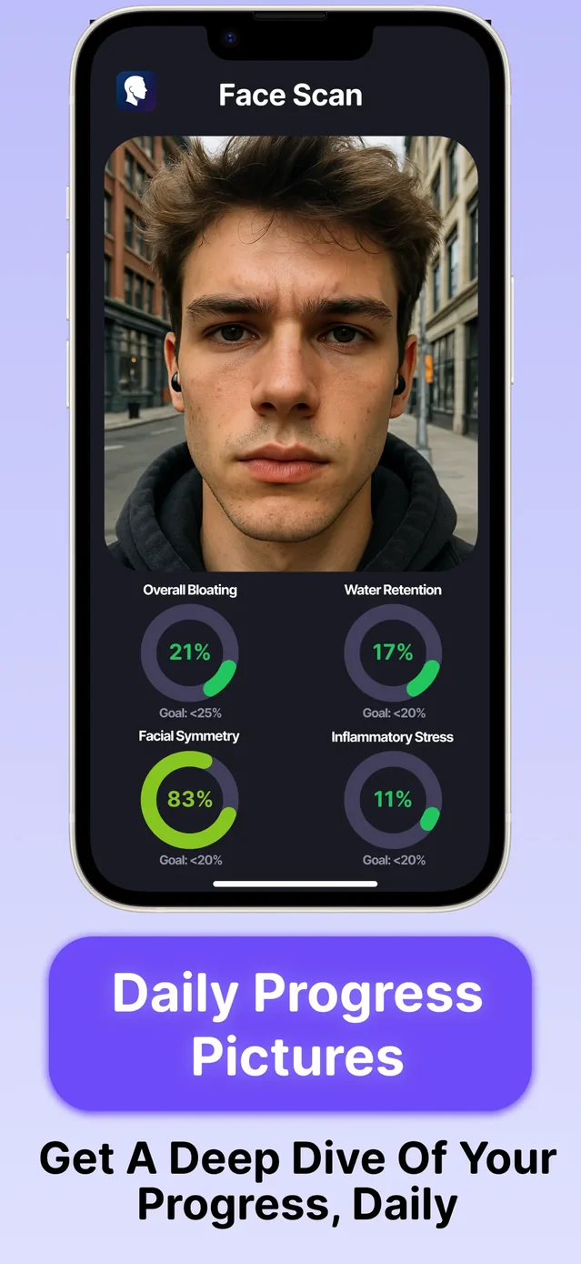 Depuff AI - Debloat your face App Store screenshot 1