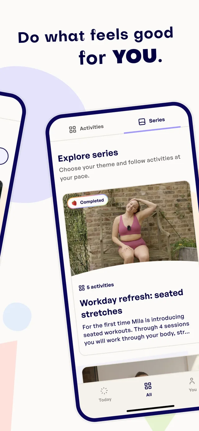 Mila: Home Workout & Fitness App Store screenshot 3