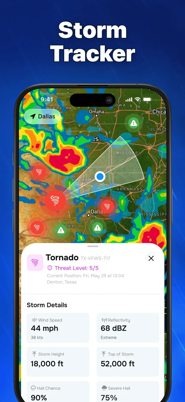 Weather Radar - NOAA Channel App Store screenshot 3