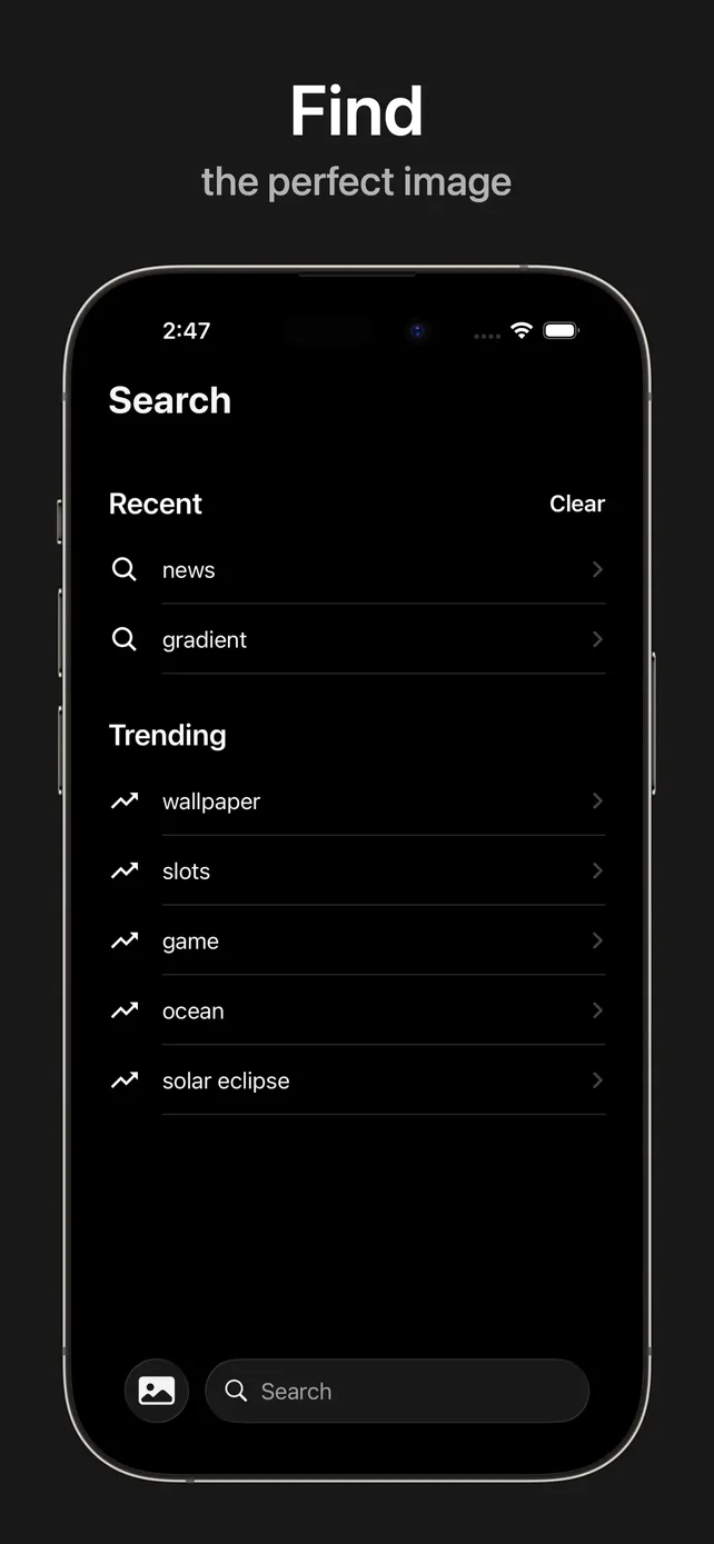 Unsplash App Store screenshot 4