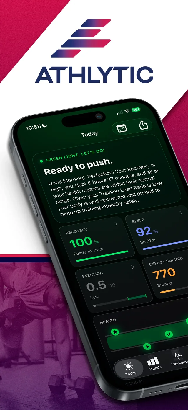 Athlytic: Fitness & Recovery App Store screenshot 1