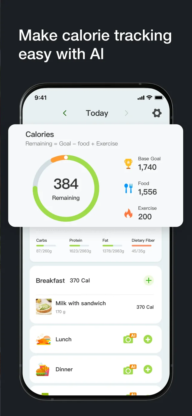 Cal Scanner AI Calorie Tracker App Store screenshot 2