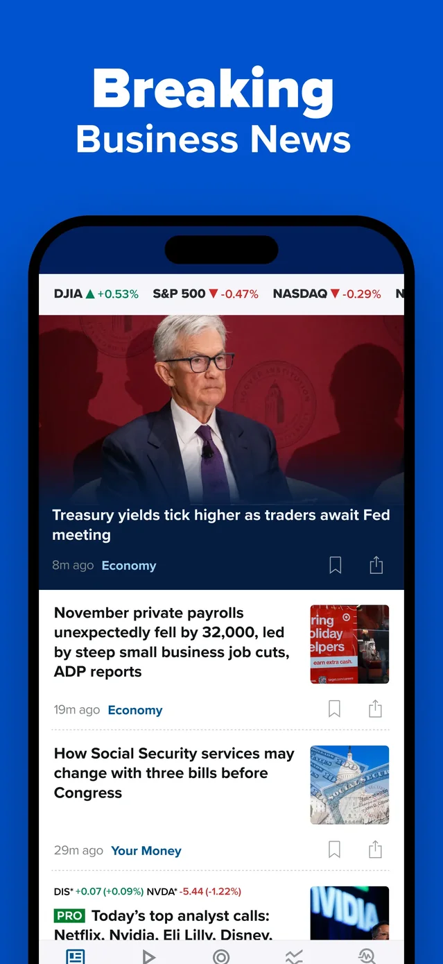 CNBC: Stock Market & Business App Store screenshot 2