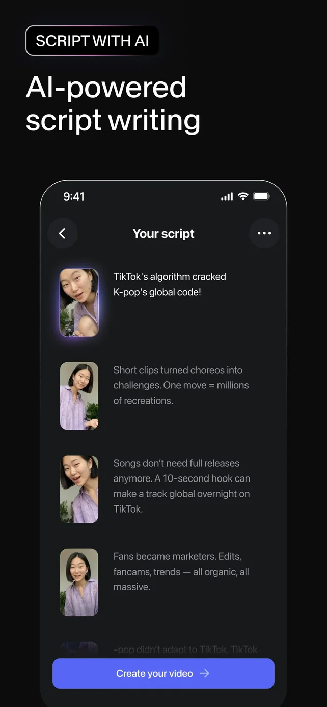 VEED Shorts: AI videos App Store screenshot 4