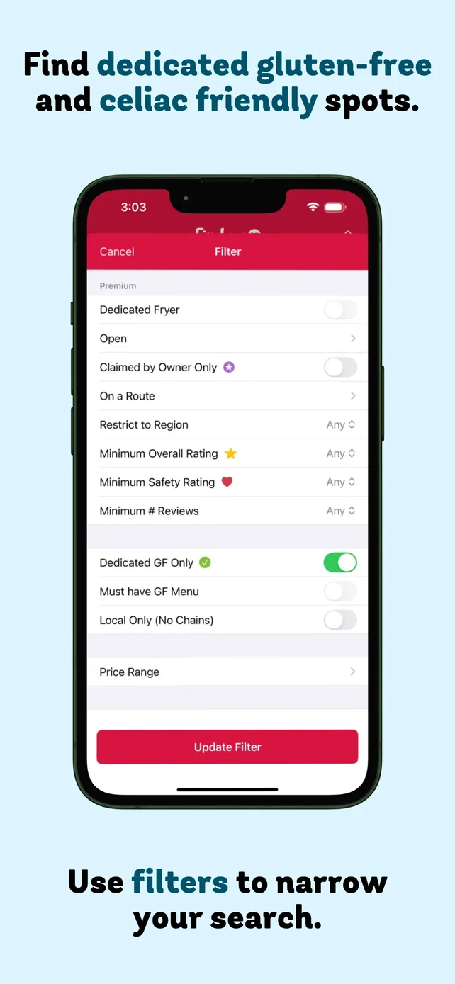 Find Me Gluten Free App Store screenshot 3