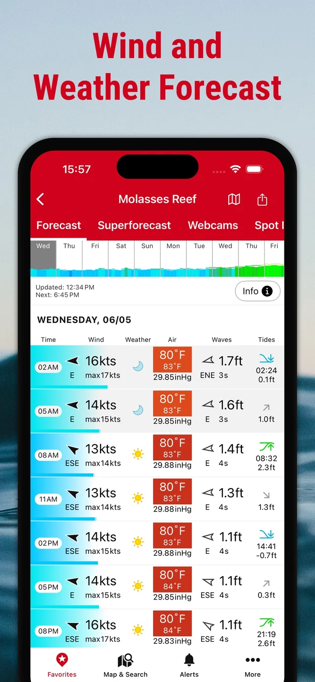 Windfinder: Wind & Weather map App Store screenshot 3