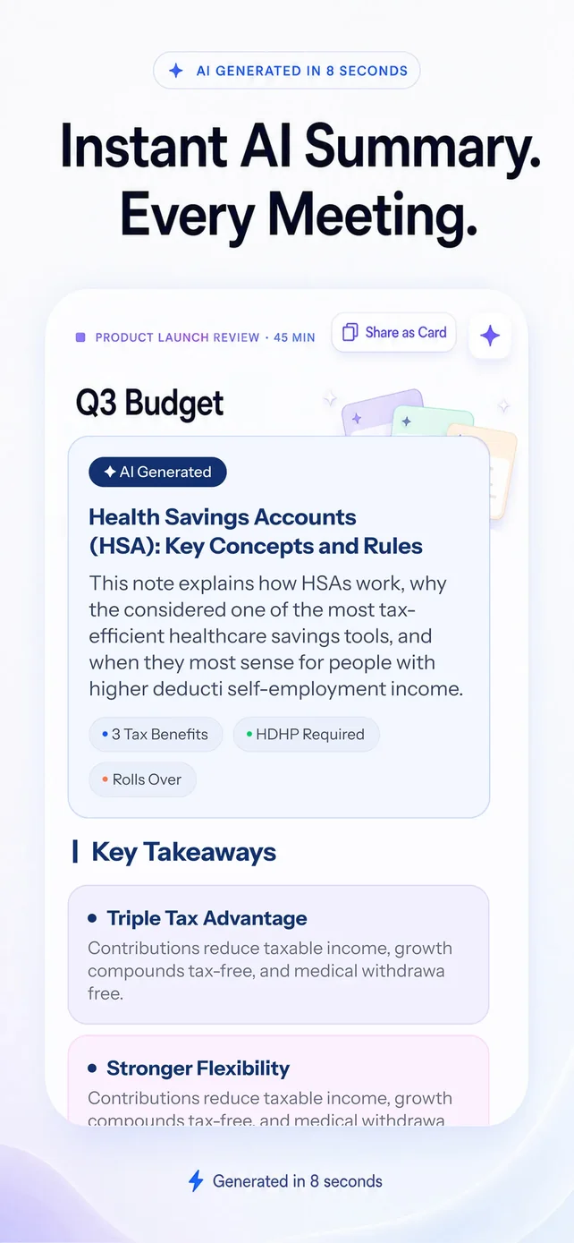 Owll: AI Note Taker&Assistant App Store screenshot 3