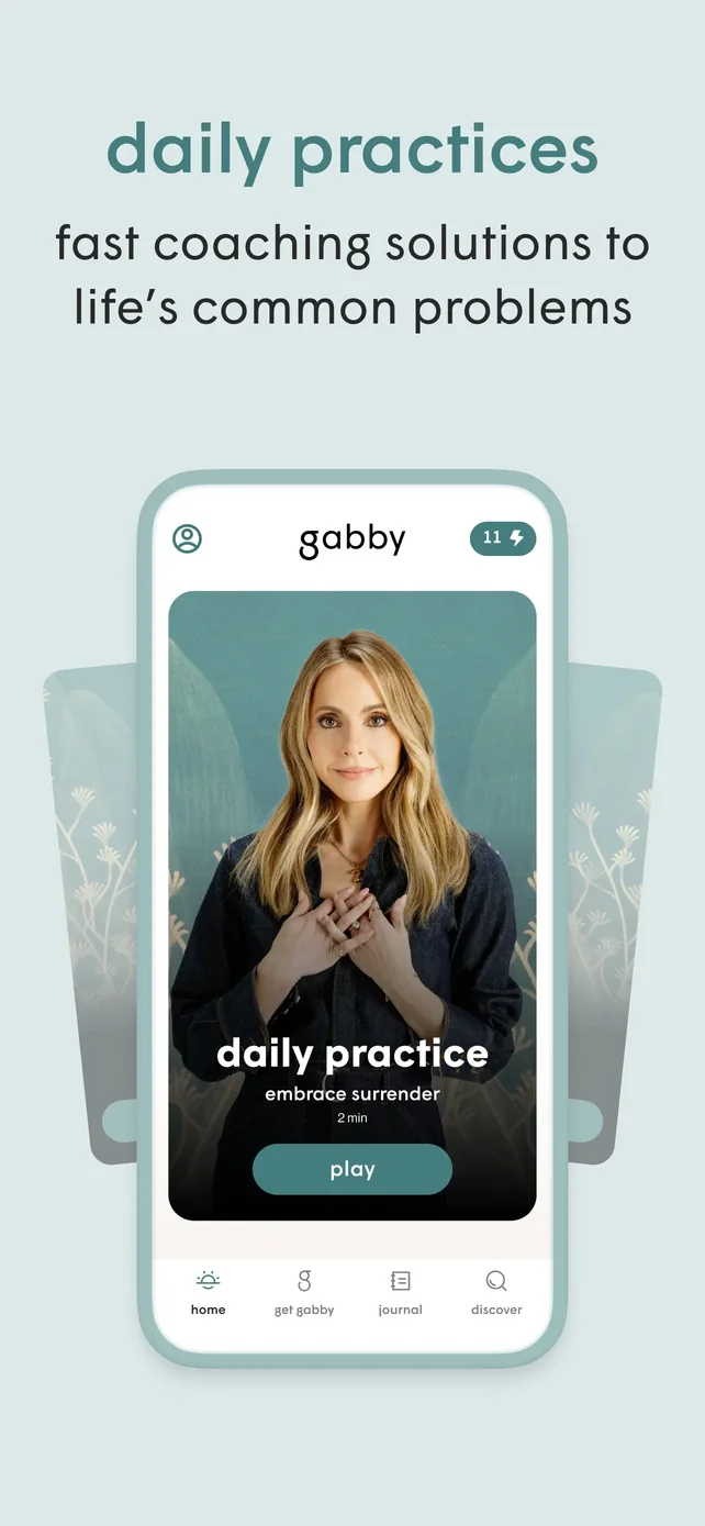 Gabby - Coaching & Meditation App Store screenshot 2