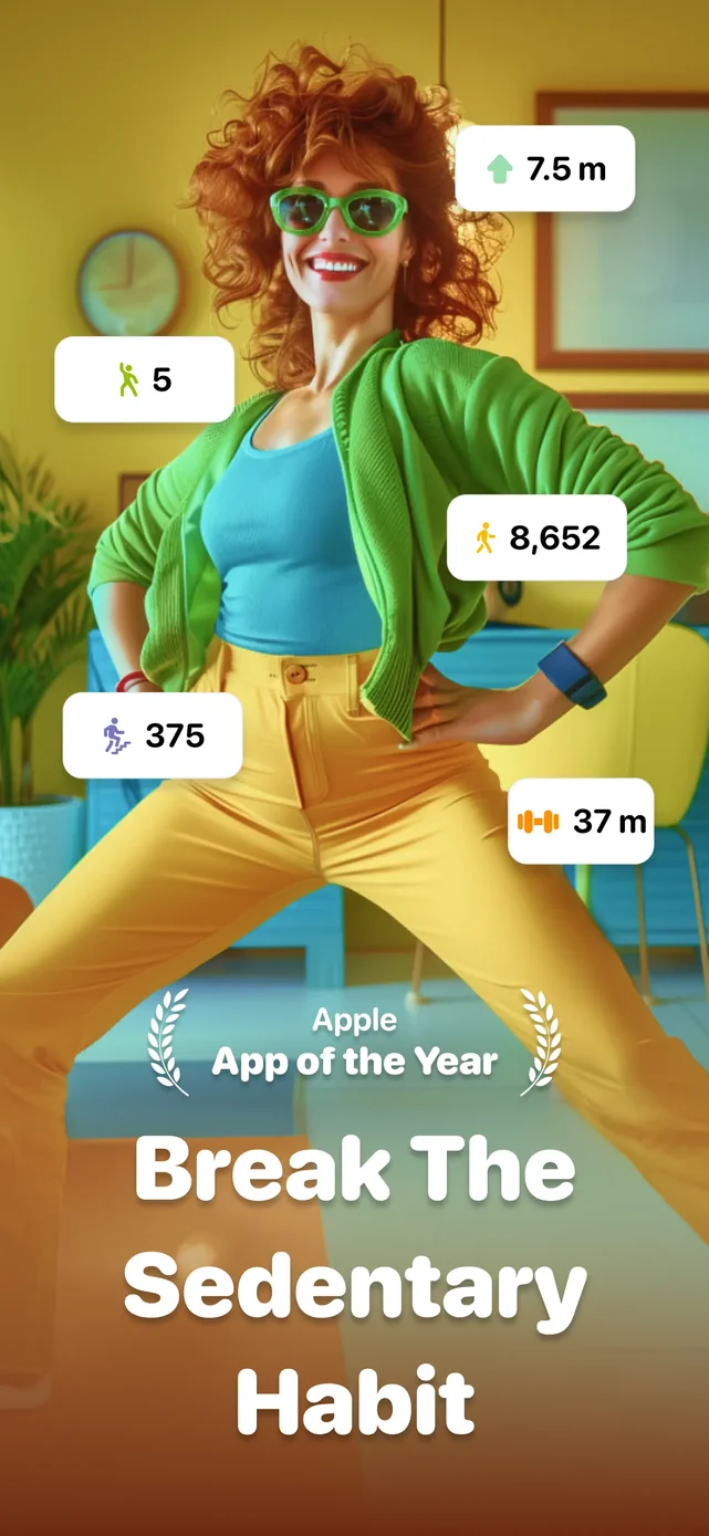 Wakeout! Break the Sit Habit App Store screenshot 1