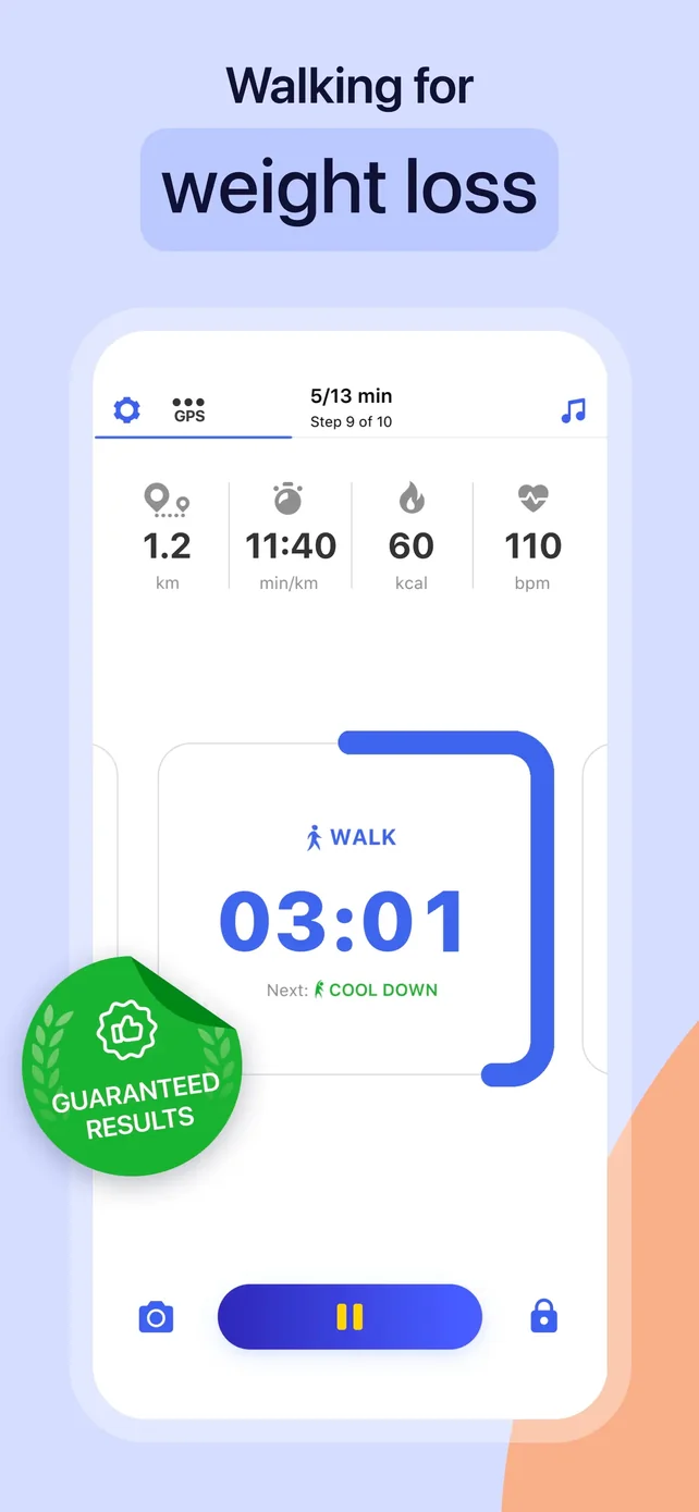 Weight Loss Walking by Slimkit App Store screenshot 1