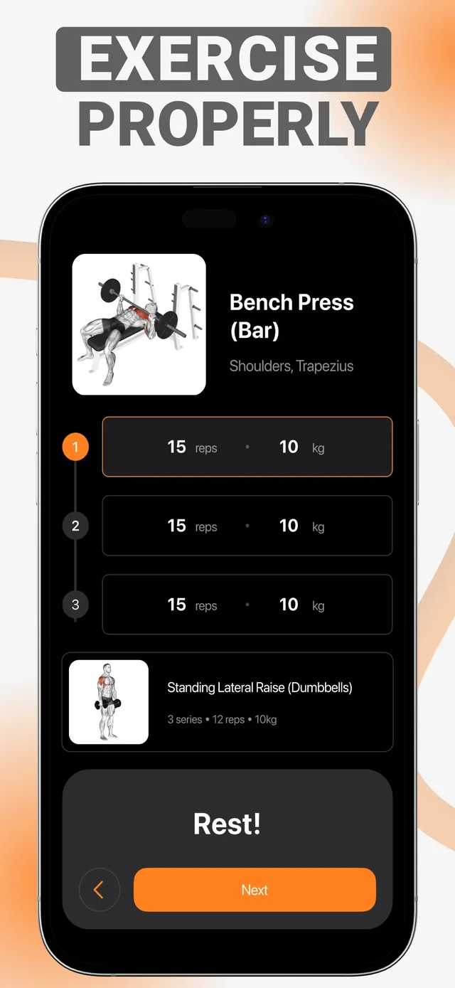 Gym WP - Workout Planner & Log App Store screenshot 2