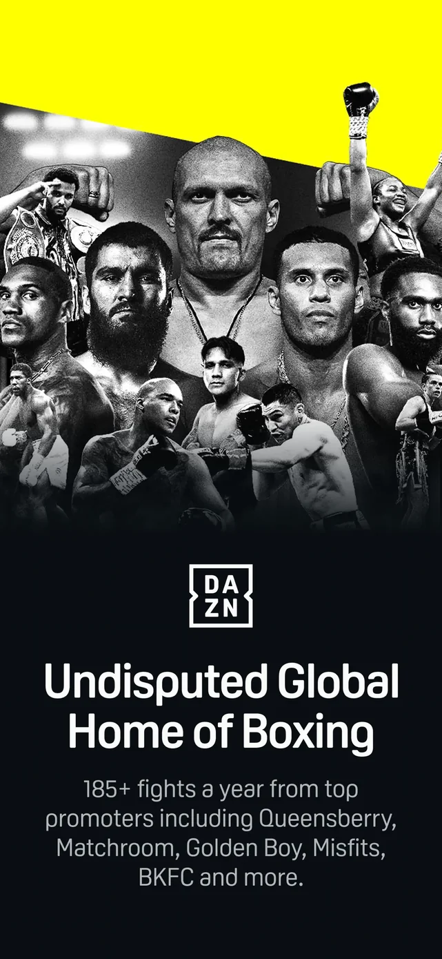 DAZN: Stream Live Sports App Store screenshot 1