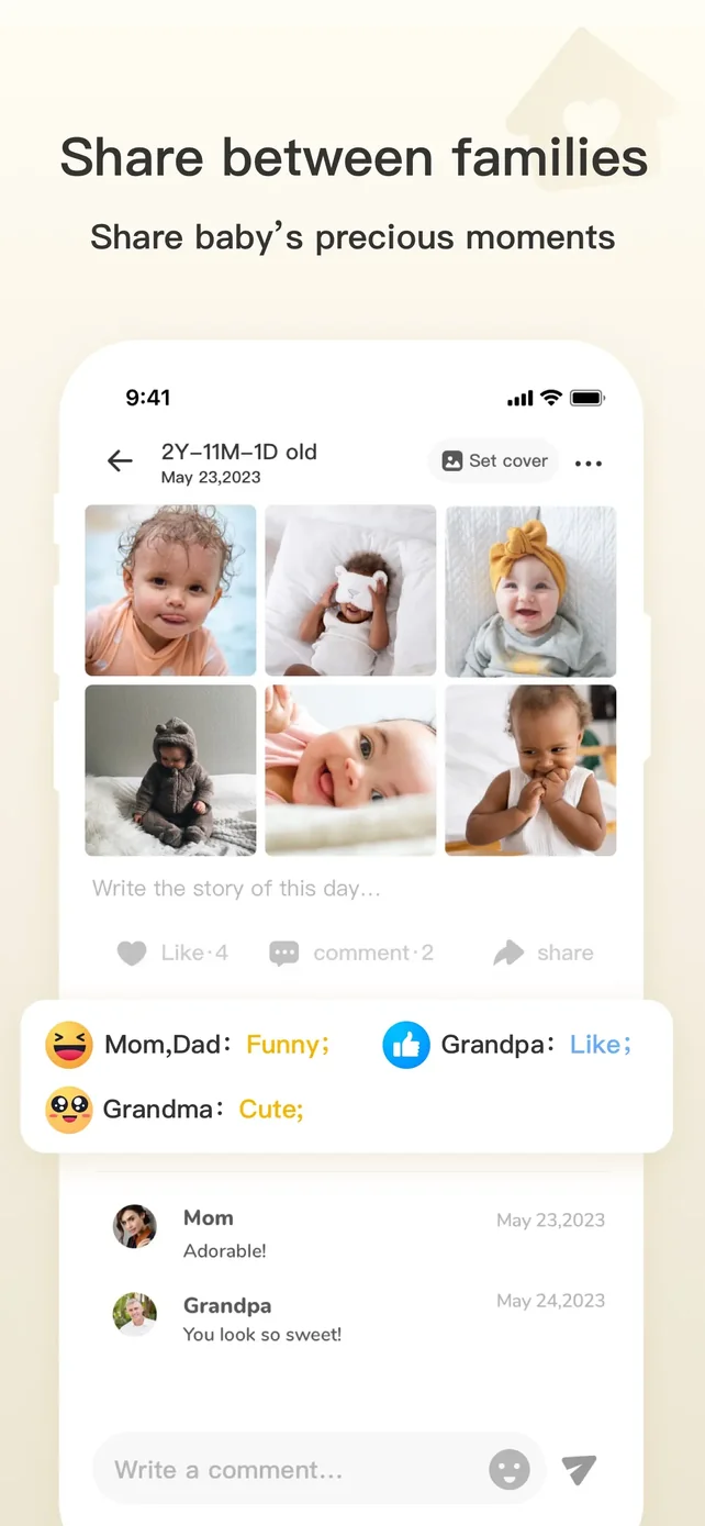 Bebememo - Smart Baby Journal App Store screenshot 4