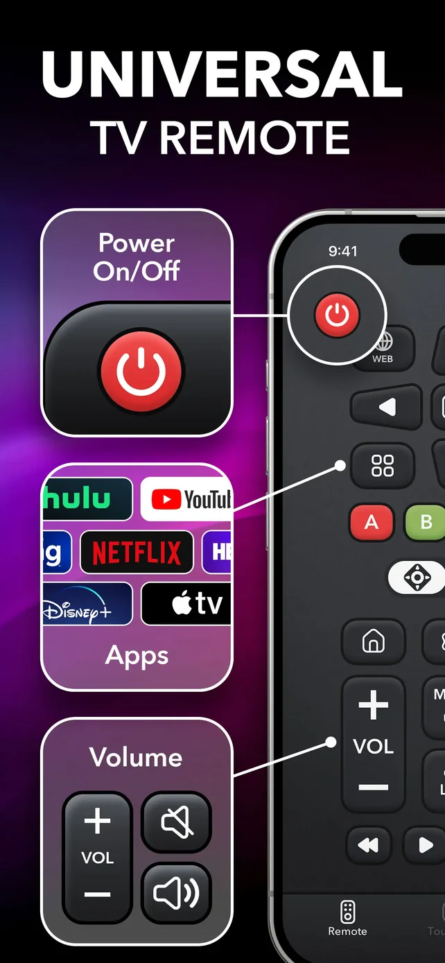 Universal Remote TV Control App Store screenshot 2
