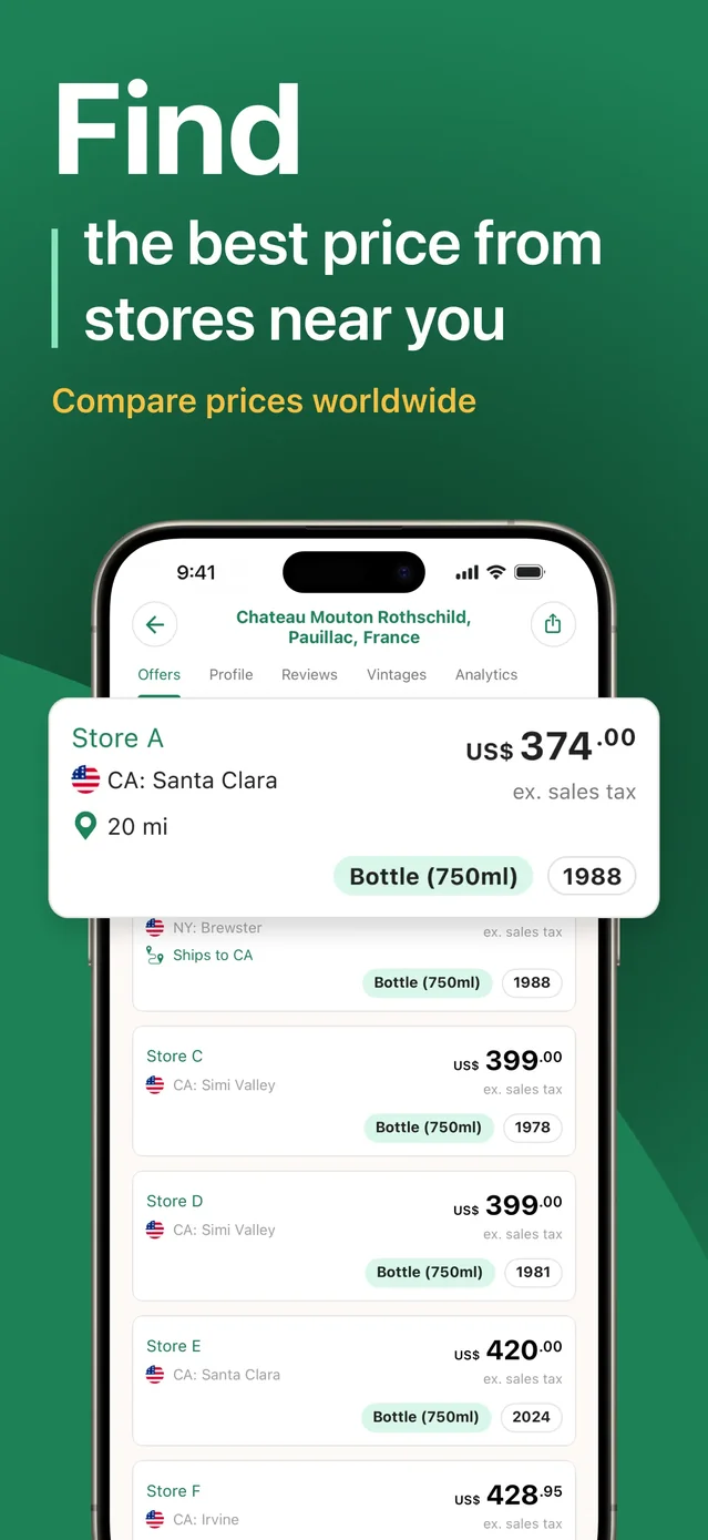 Wine-Searcher App Store screenshot 4