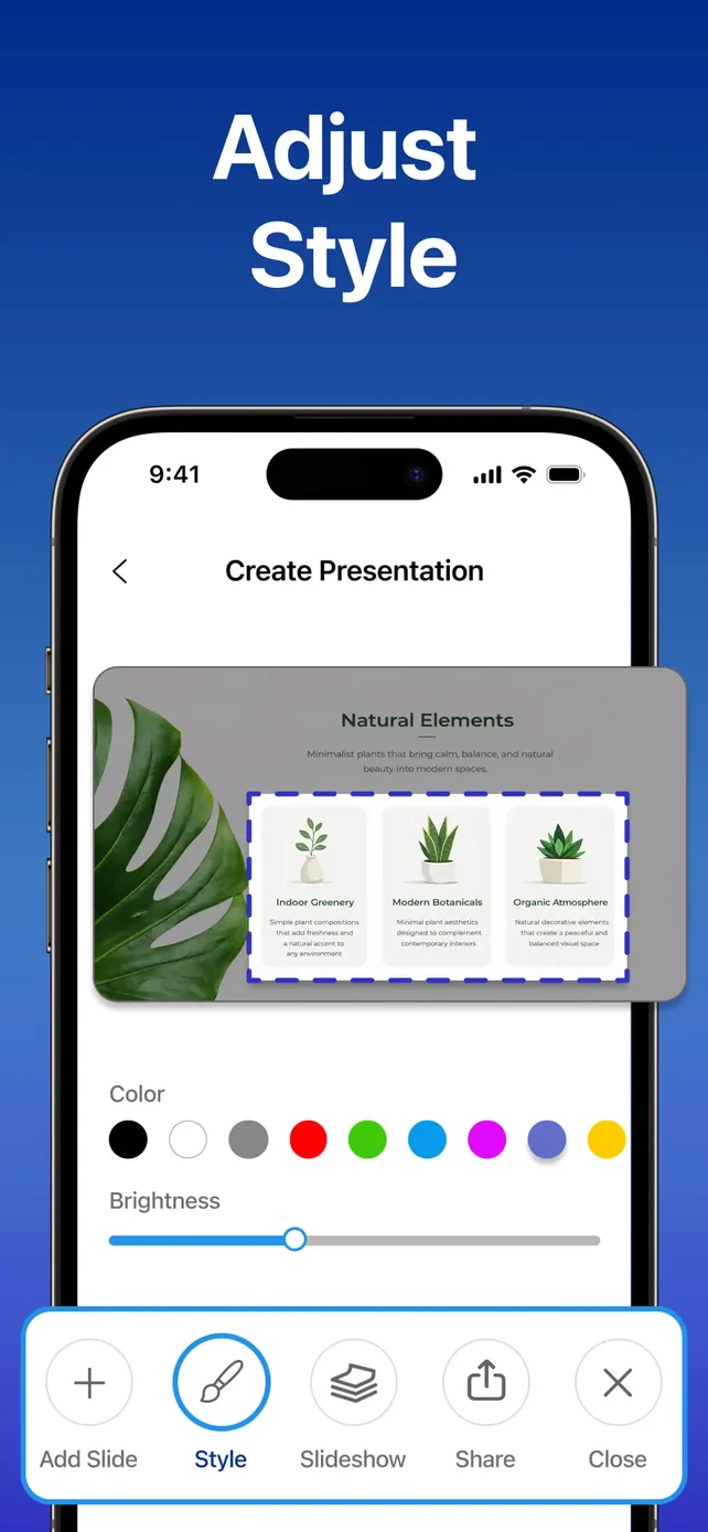 GammaAI - Presentation Maker App Store screenshot 3