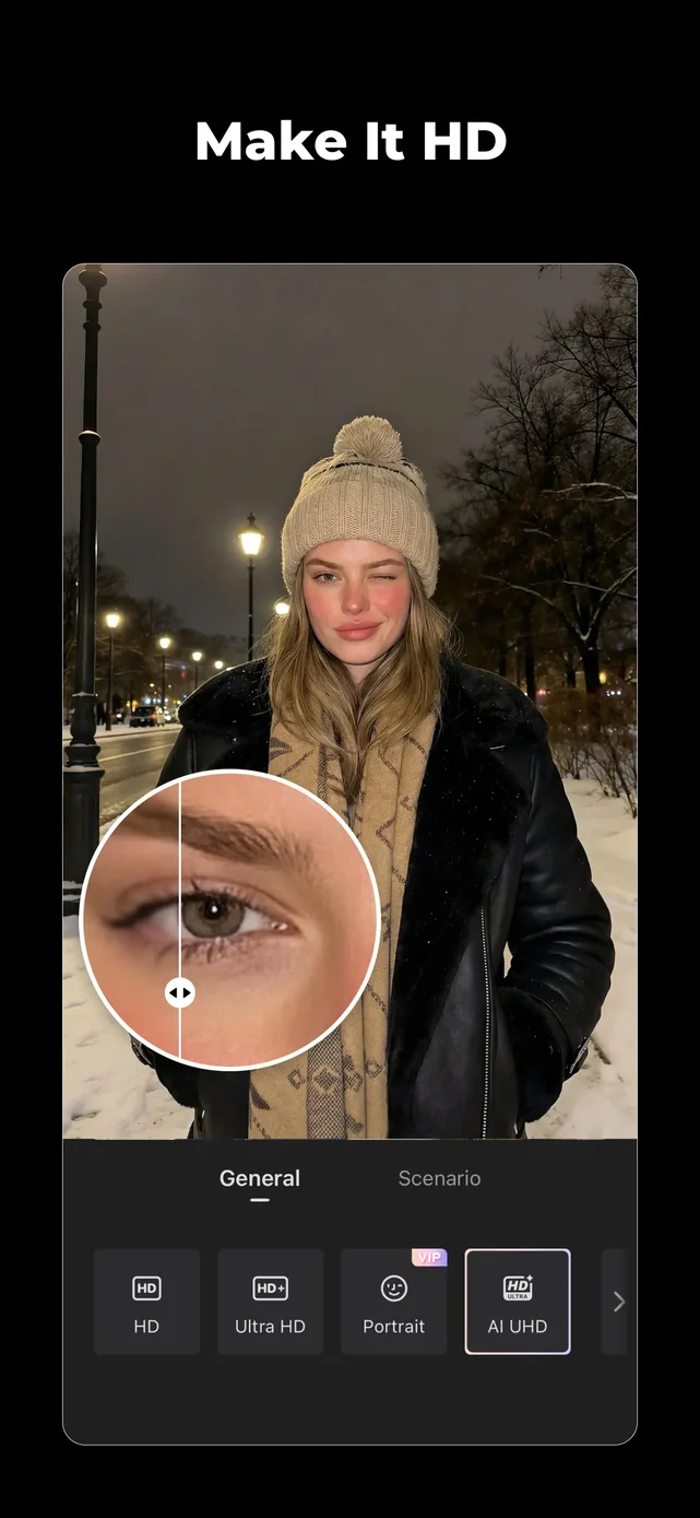Wink: Video Enhancer & Editor App Store screenshot 1