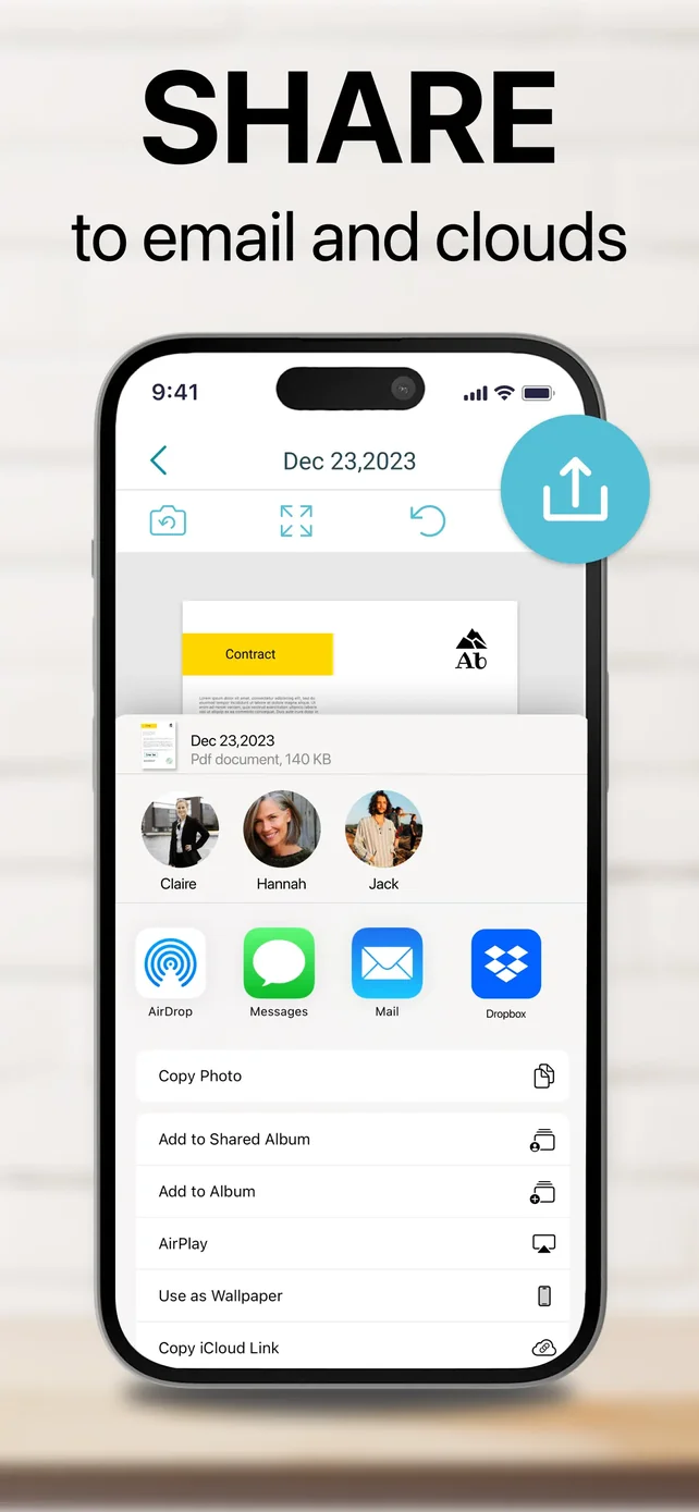 Scan to PDF: Converter Scanner App Store screenshot 4