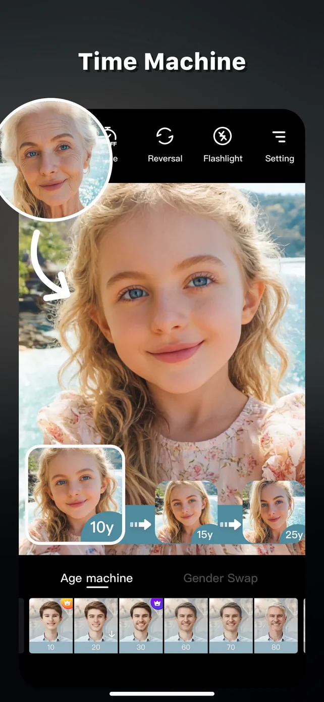 Timor - Aging App & Wallpics App Store screenshot 1