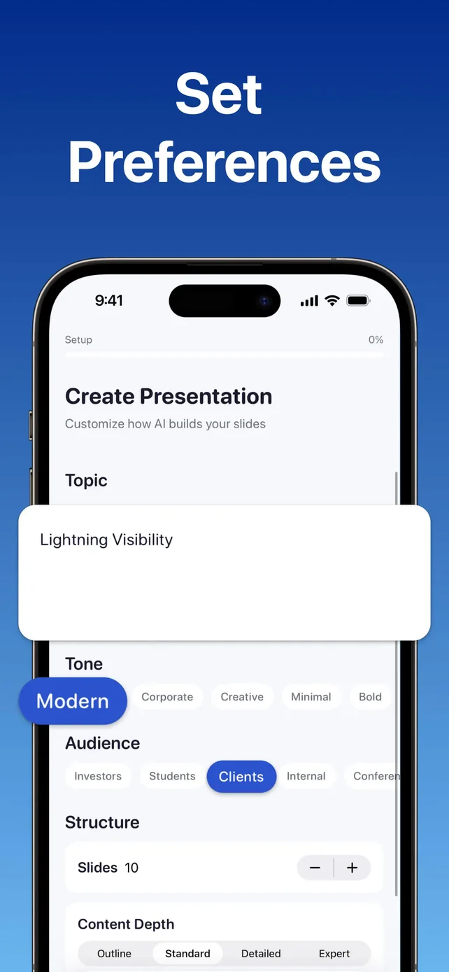 GammaAI - Presentation Maker App Store screenshot 4