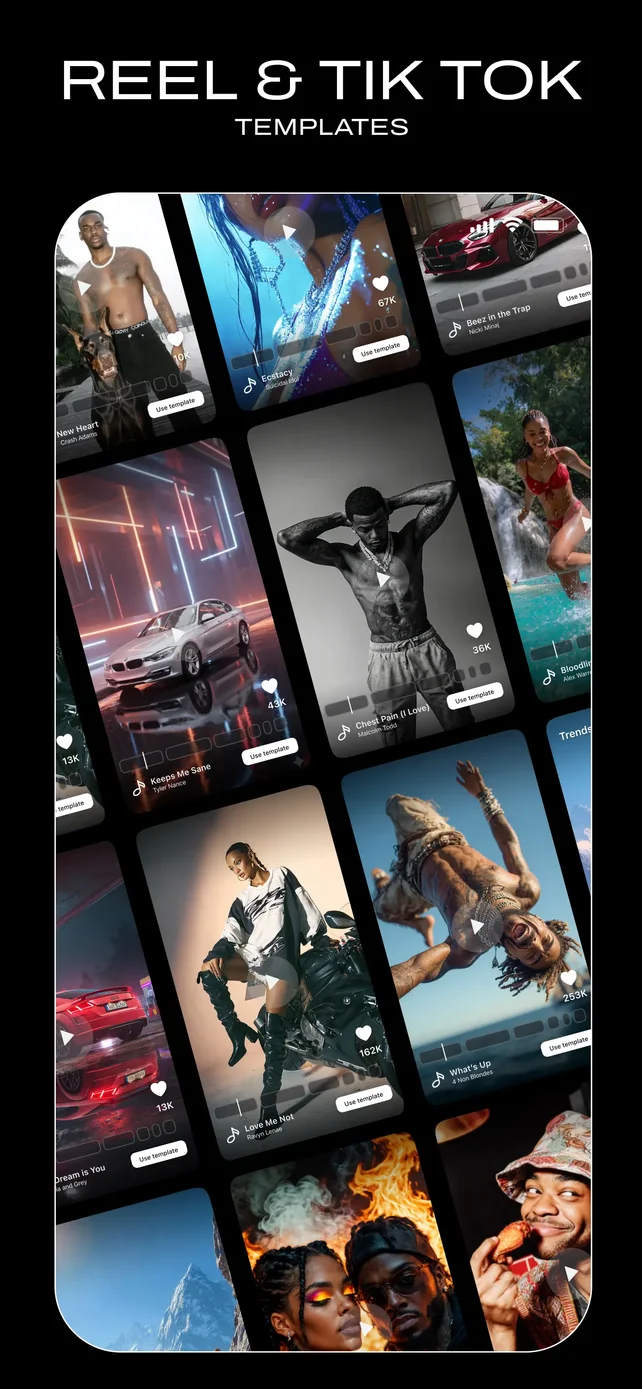Vids AI - Reels Video Editor App Store screenshot 1