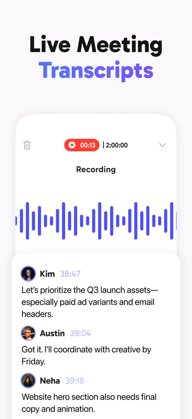 CraftNote: Smart AI Note Taker App Store screenshot 2