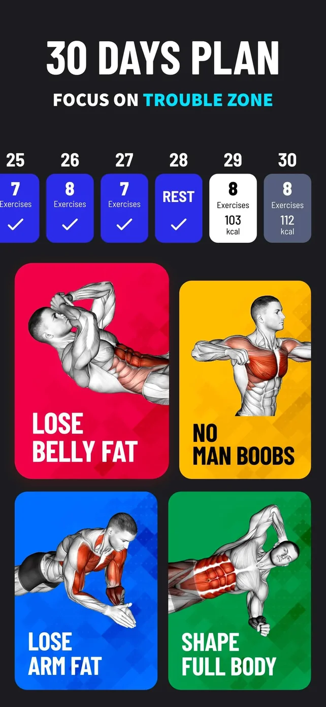 Lose Weight for Men at Home App Store screenshot 2