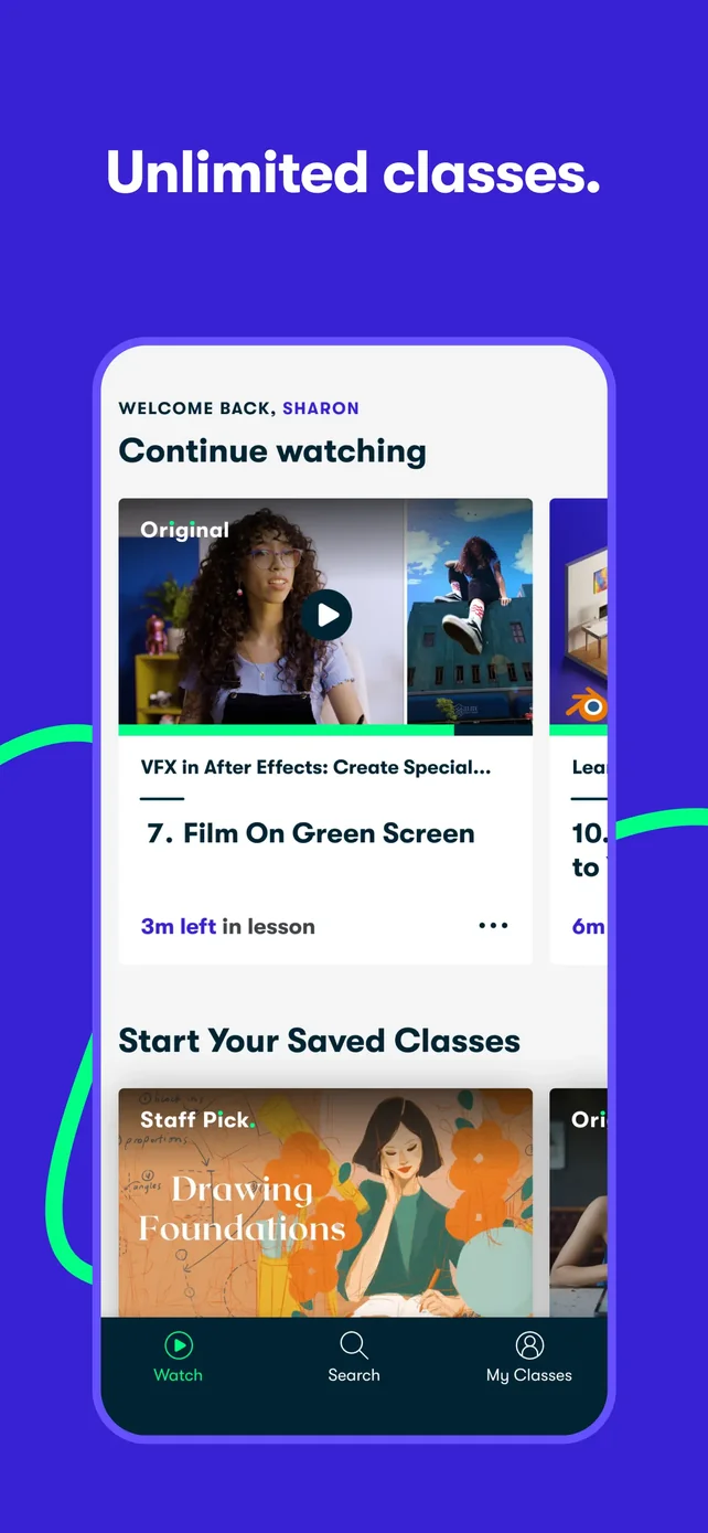 Skillshare: Creativity Classes App Store screenshot 2