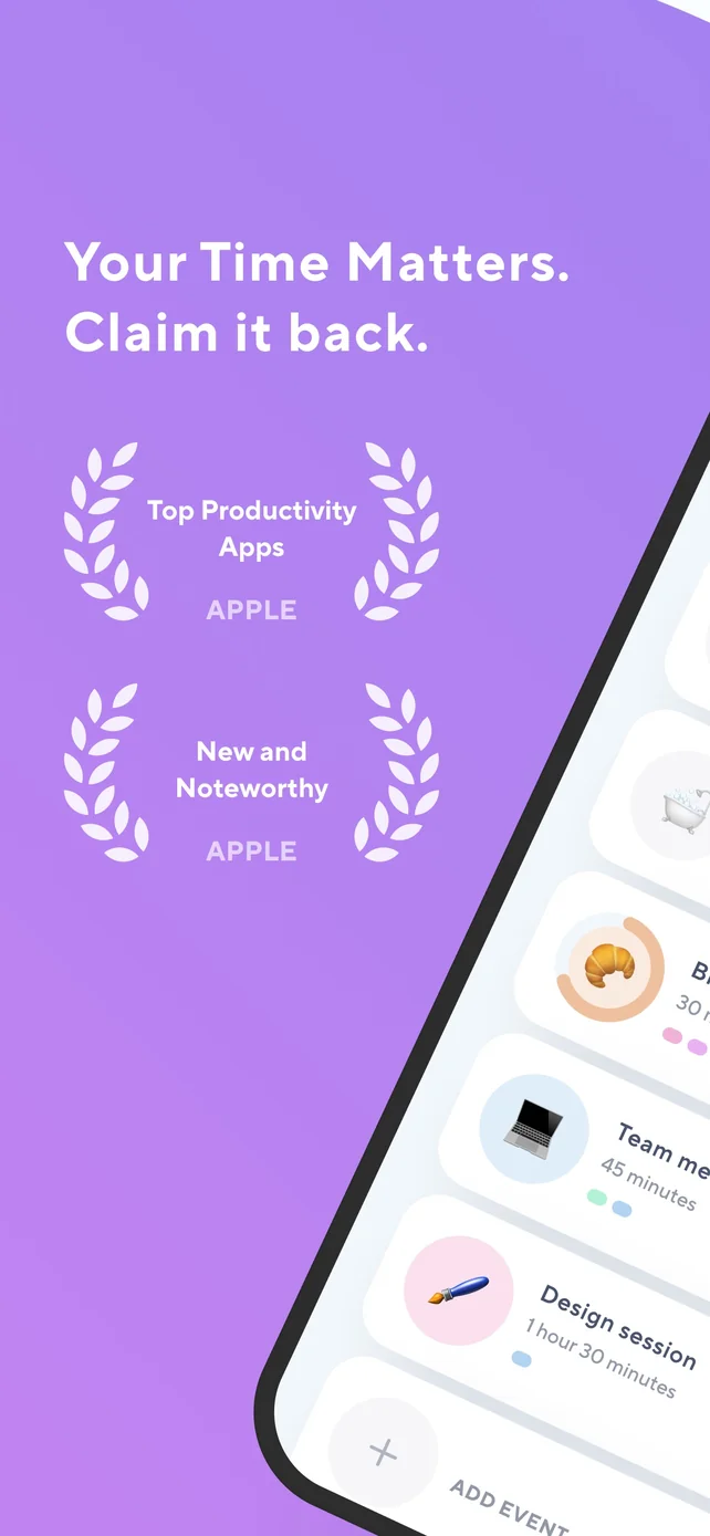 TimeBloc - Daily Planner App Store screenshot 1