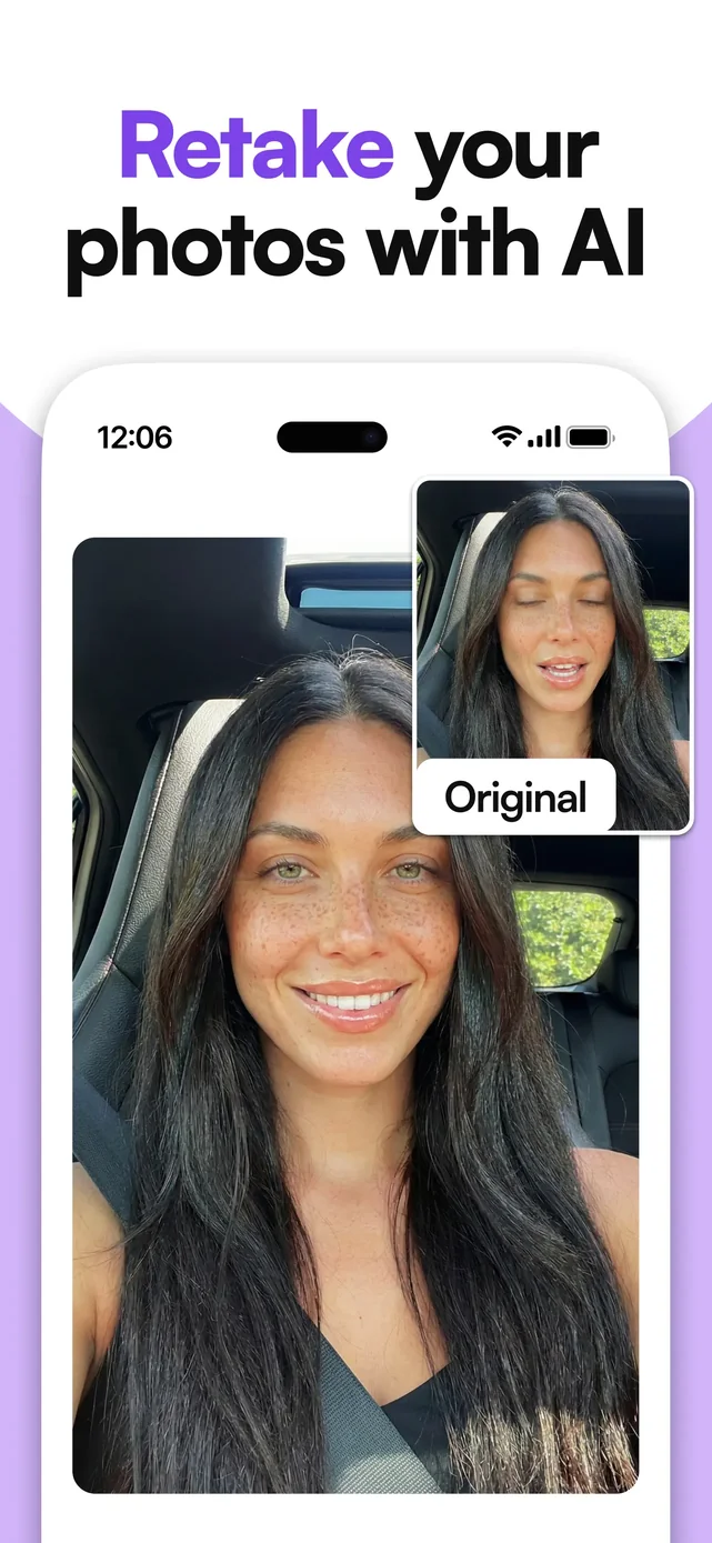 Retake AI Face & Selfie Editor App Store screenshot 2