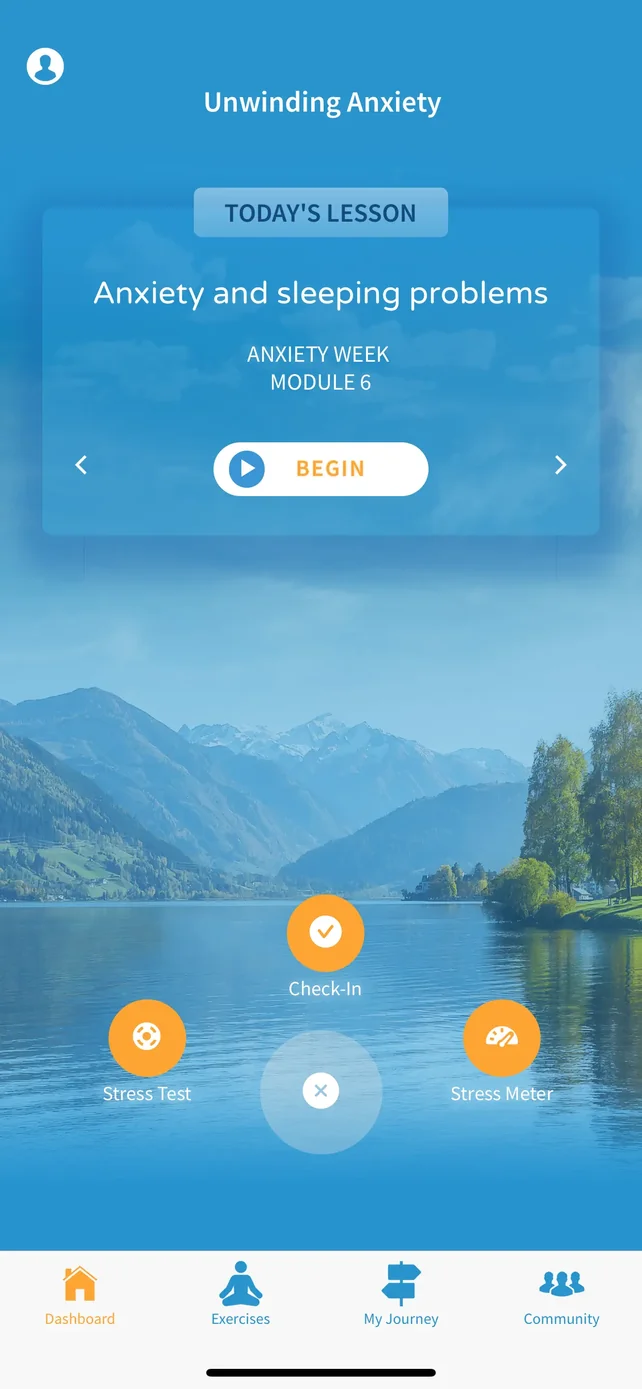 Unwinding Anxiety App Store screenshot 1