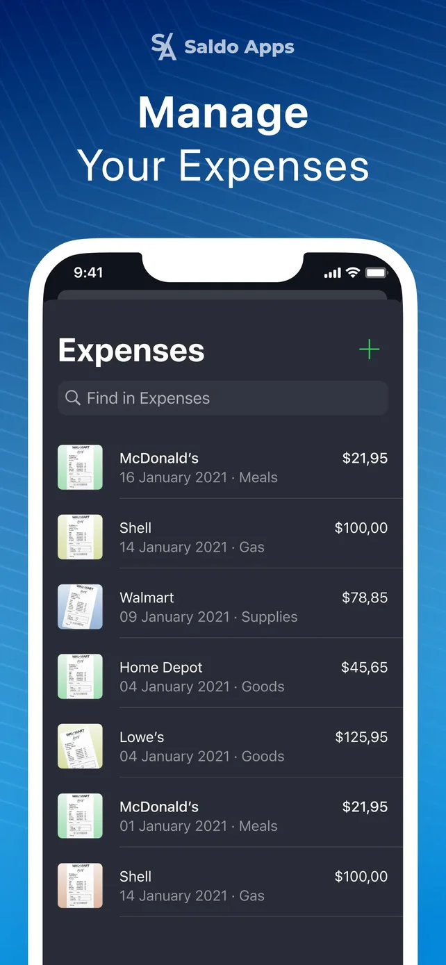 Receipt Scanner・Track Expenses App Store screenshot 4