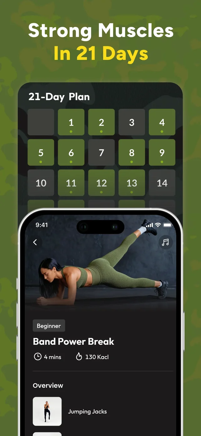 Military Calisthenics Women App Store screenshot 2