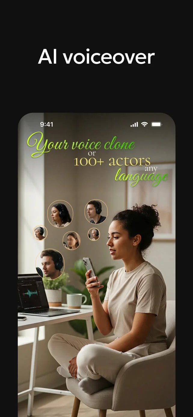 Verba: AI Captions Reels Maker App Store screenshot 4