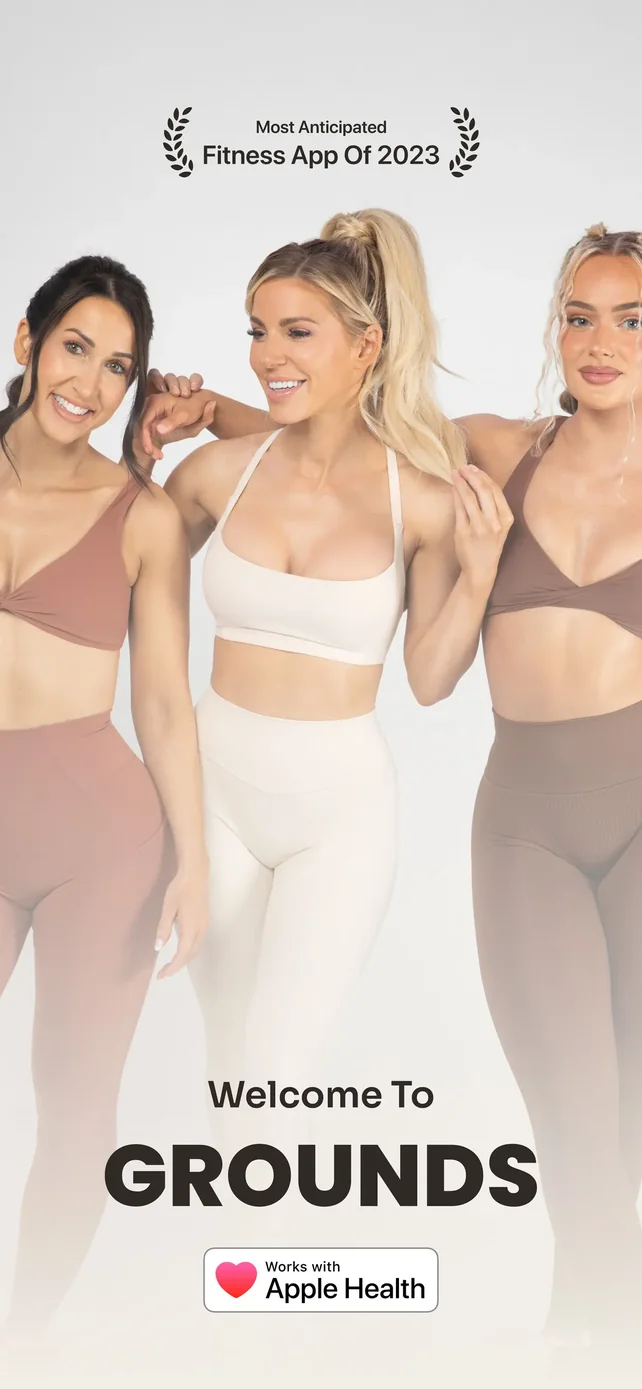 Grounds: Fitness App For Women App Store screenshot 1