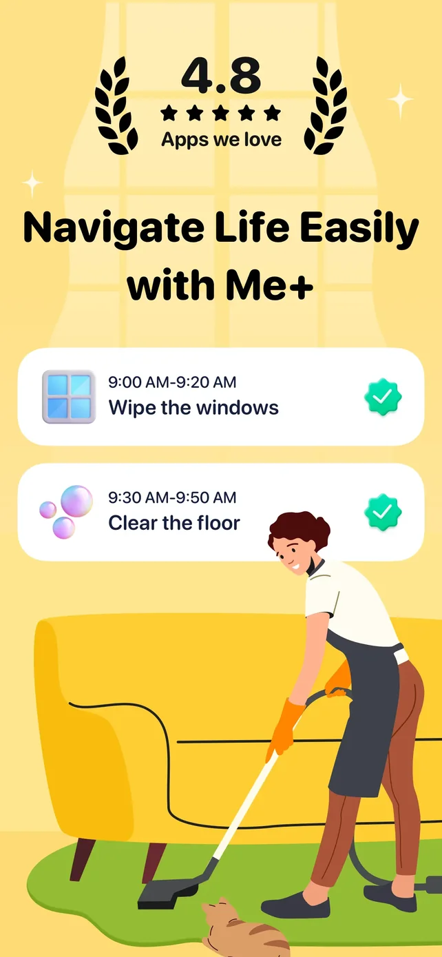 Me+ Lifestyle Routine App Store screenshot 1
