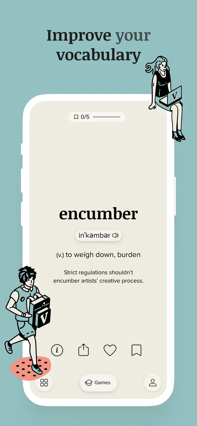Vocabulary - Learn words daily App Store screenshot 1