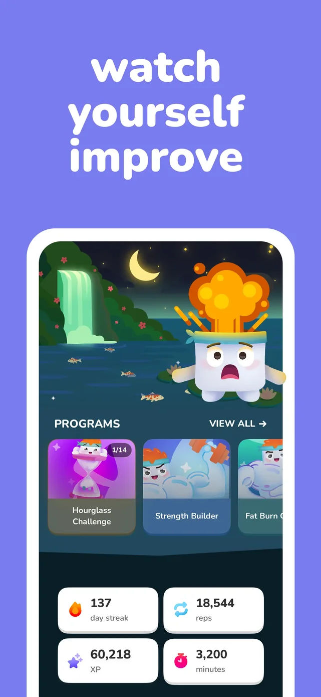 Home Workouts & Fitness | Luvu App Store screenshot 4