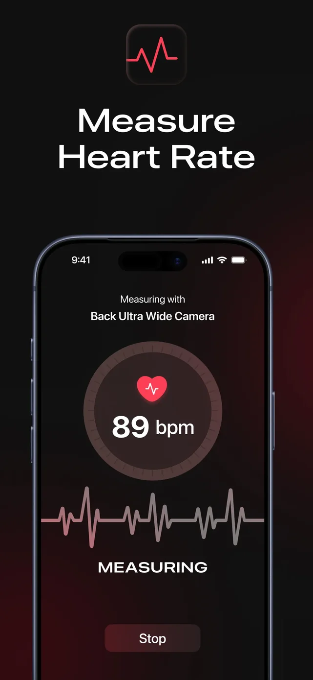 Heart Beat: Heart Rate Monitor App Store screenshot 2