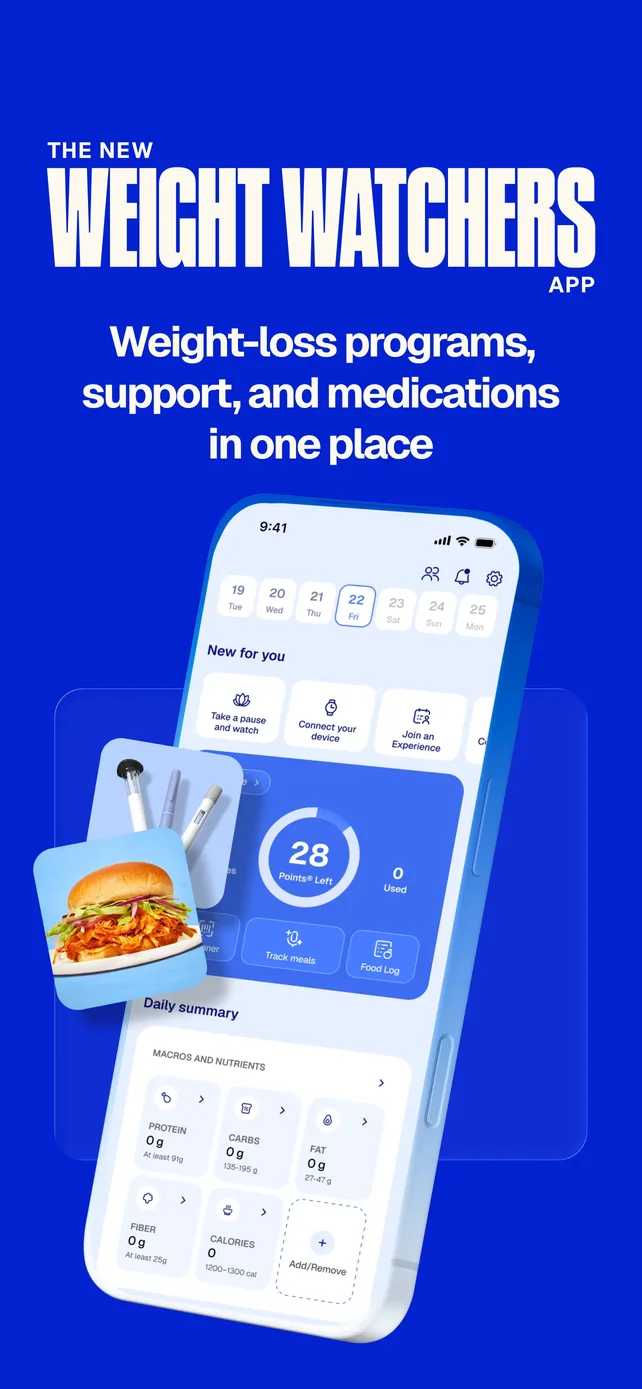 WeightWatchers Program App Store screenshot 1