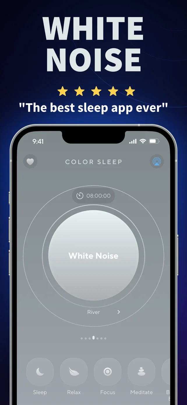 ColorSleep: Green, Brown Noise App Store screenshot 4