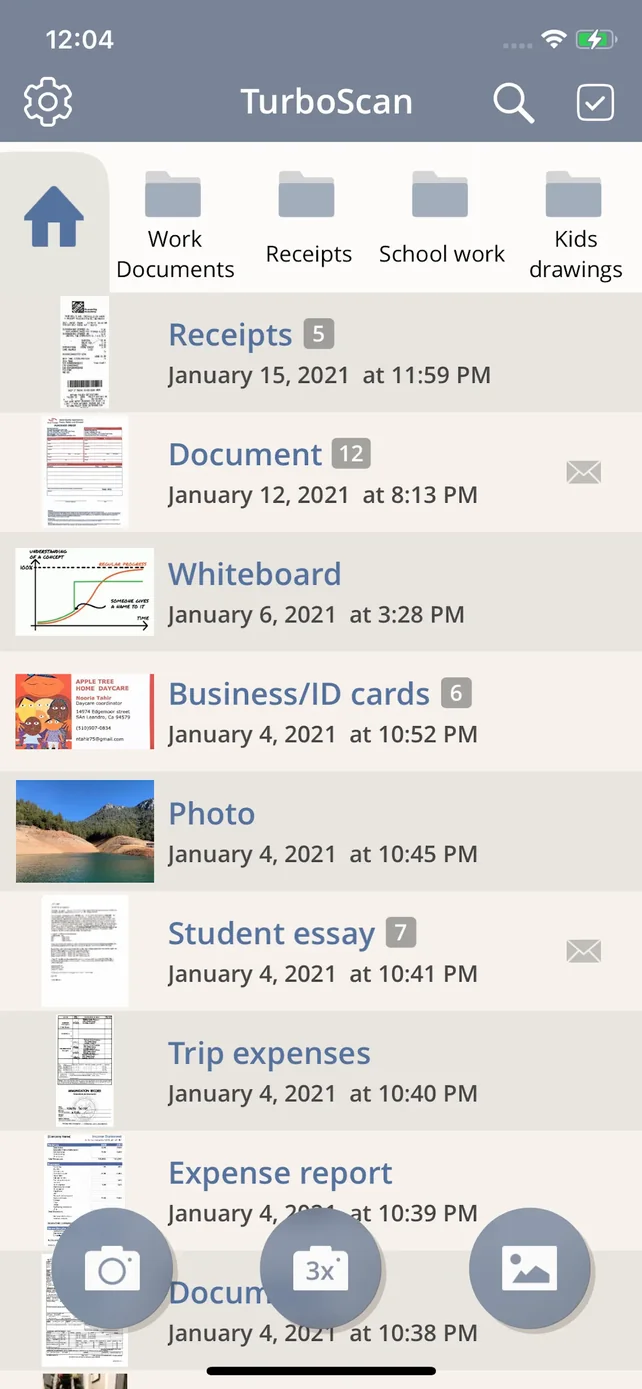 TurboScan™: document scanner App Store screenshot 1