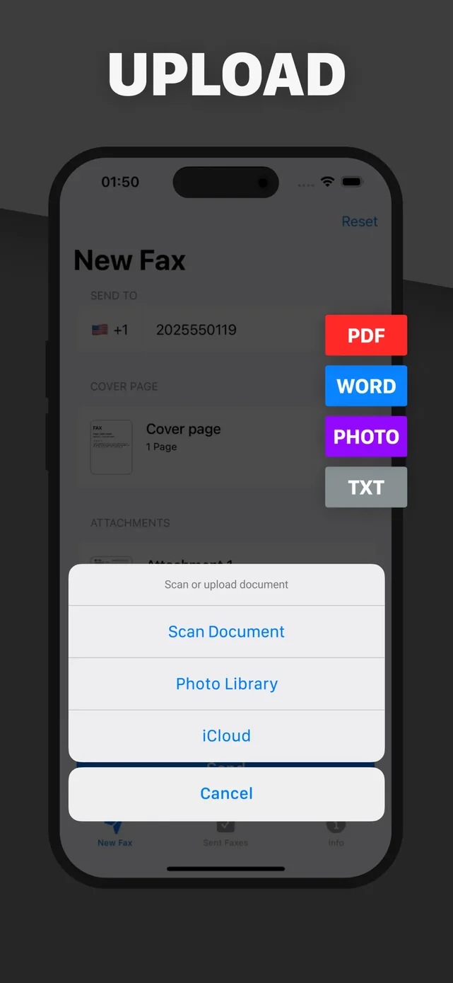 FAX from iPhone - Send Doc App Store screenshot 4
