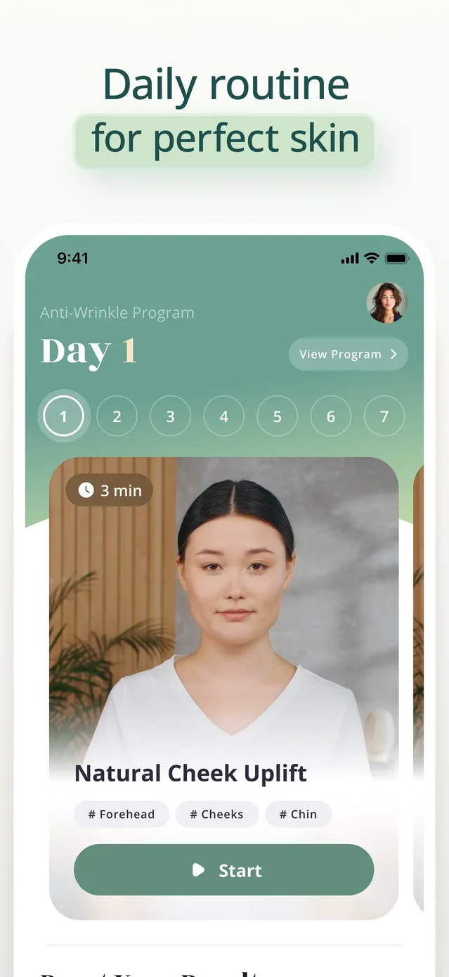 Luvly: Face Yoga Exercises App Store screenshot 4