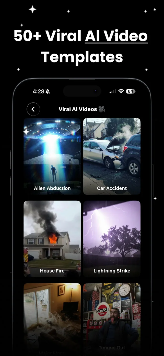Menace: AI Photo Video Editor App Store screenshot 2