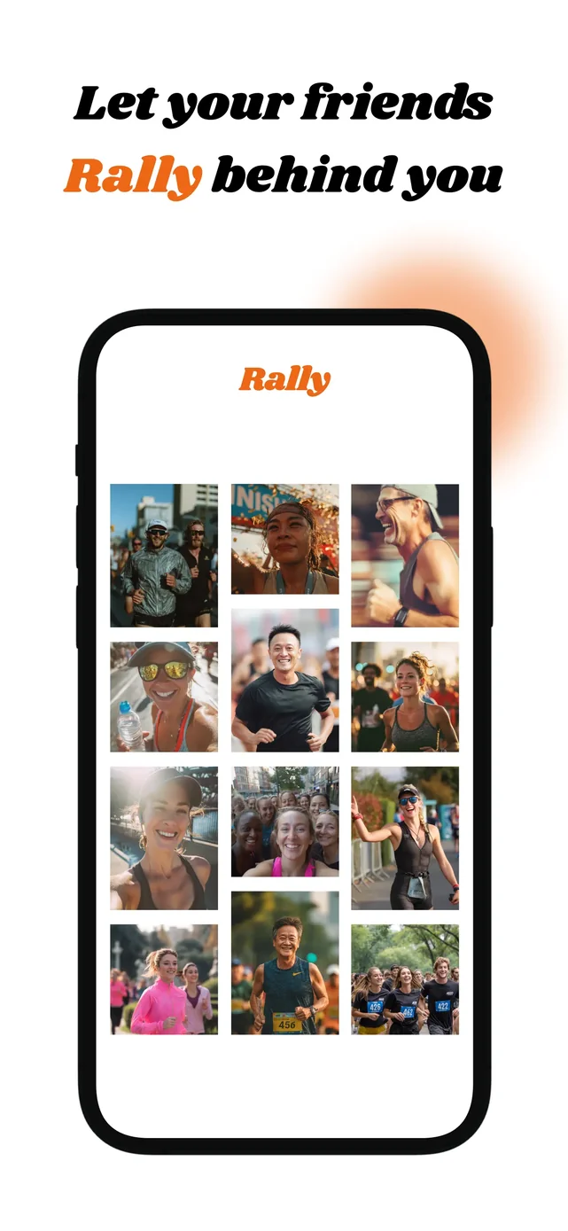 Rally: Voice Notes on Race Day App Store screenshot 1